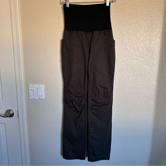 PrAna Bosun Dark Brown Women's Cotton Blend Straight Leg Pants Size XS - Picture 3 of 14